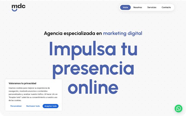 Screenshot of marketingdeconfianza.com