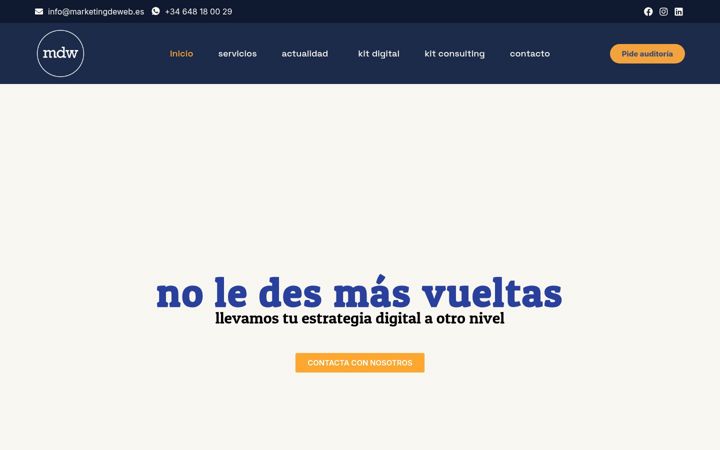 Screenshot di marketingdeweb.es