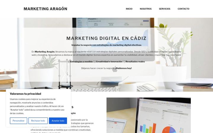 Screenshot of marketingdigital-aragon.es