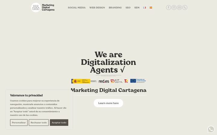 Screenshot of marketingdigitalcartagena.com