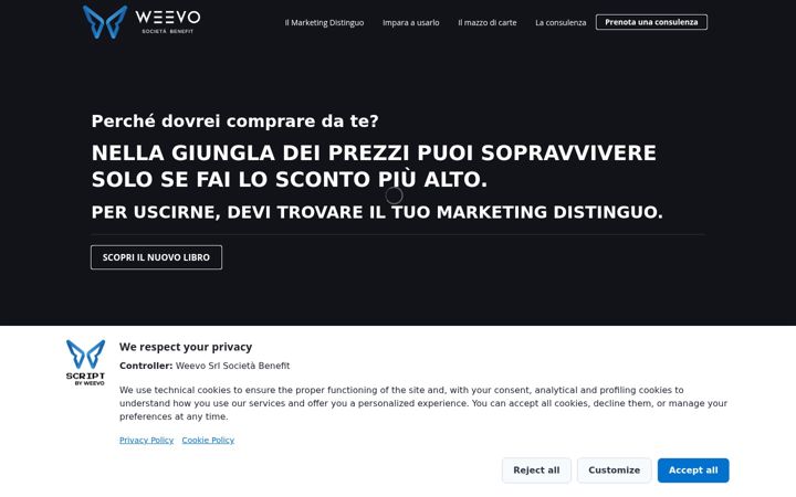 Screenshot of marketingdistinguo.it