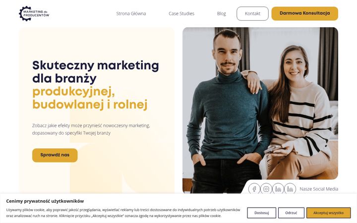Screenshot of marketingdlaproducentow.pl