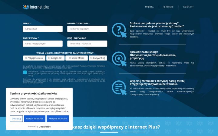 Screenshot of marketingelektroniczny.pl