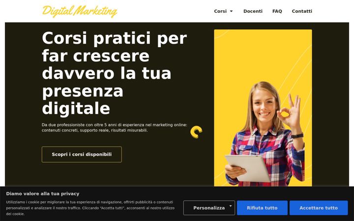 Screenshot of marketingformazione.it