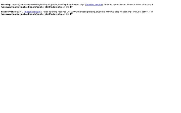 Screenshot of marketingkolding.dk