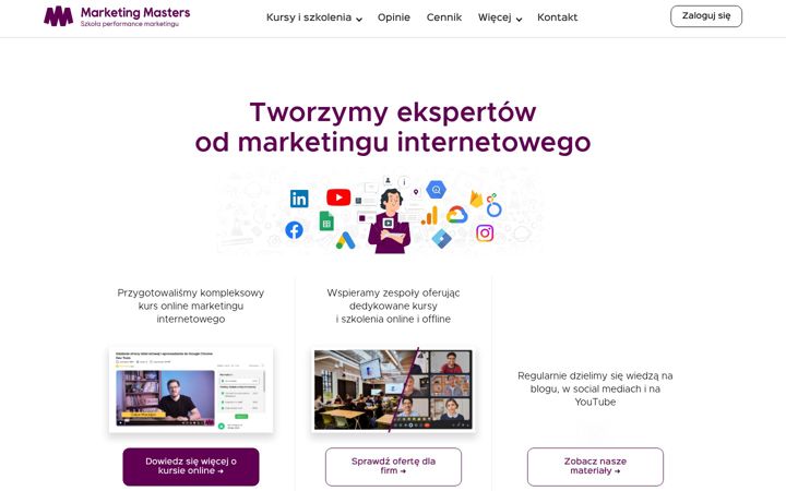 Screenshot di marketingmasters.pl