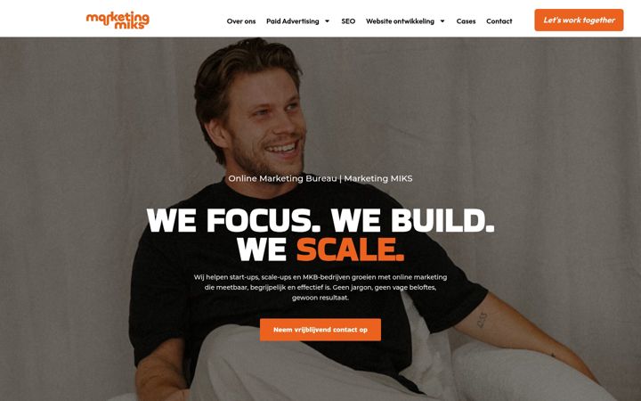 Screenshot of marketingmiks.nl