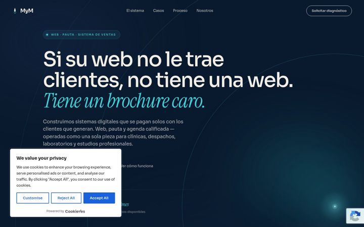 Screenshot of marketingmym.com