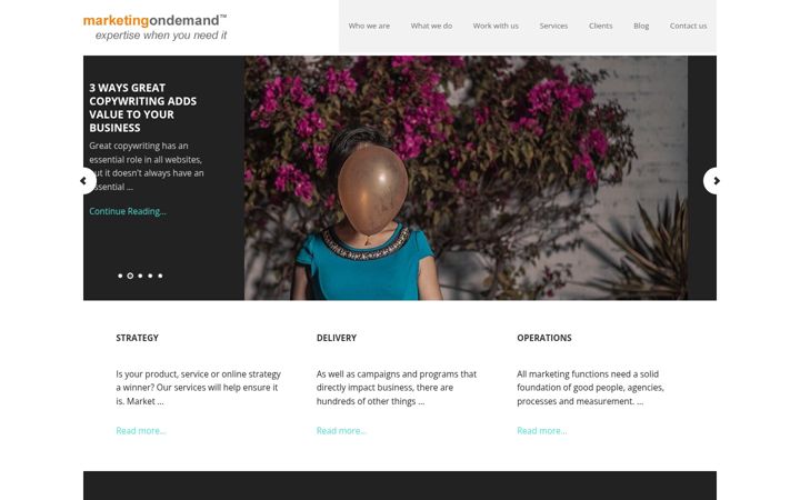 Screenshot of marketingondemand.co.uk