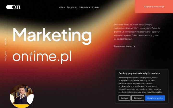 Screenshot of marketingontime.pl