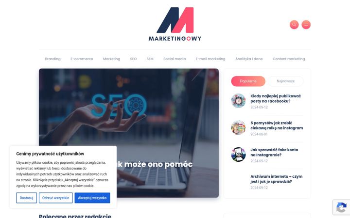 Screenshot of marketingowy.pl