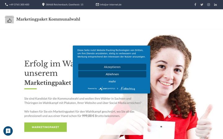 Screenshot of marketingpaket-kommunalwahl.de