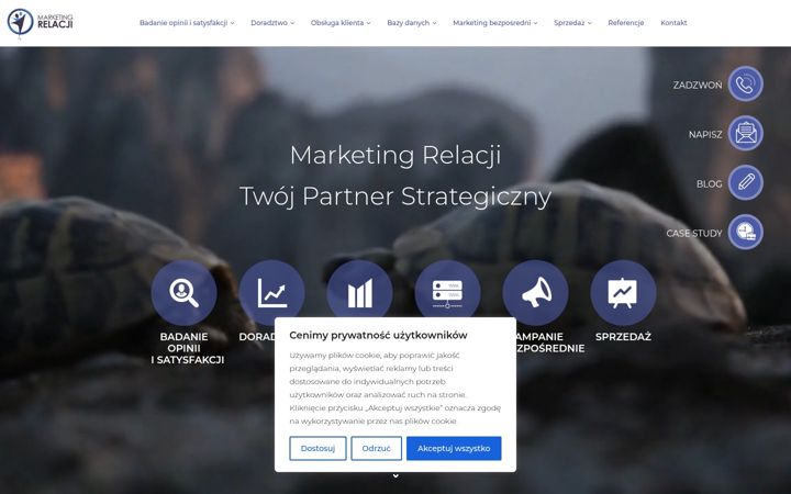 Screenshot of marketingrelacji.com