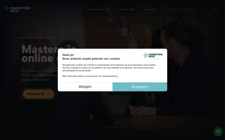 Screenshot of marketingreus.nl
