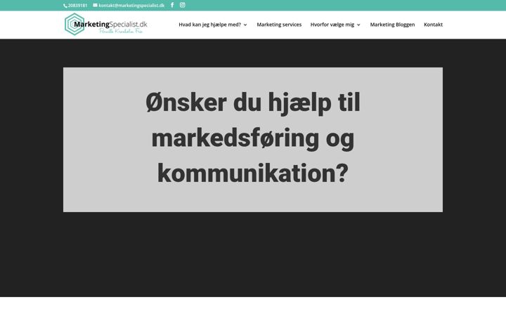 Screenshot of marketingspecialist.dk