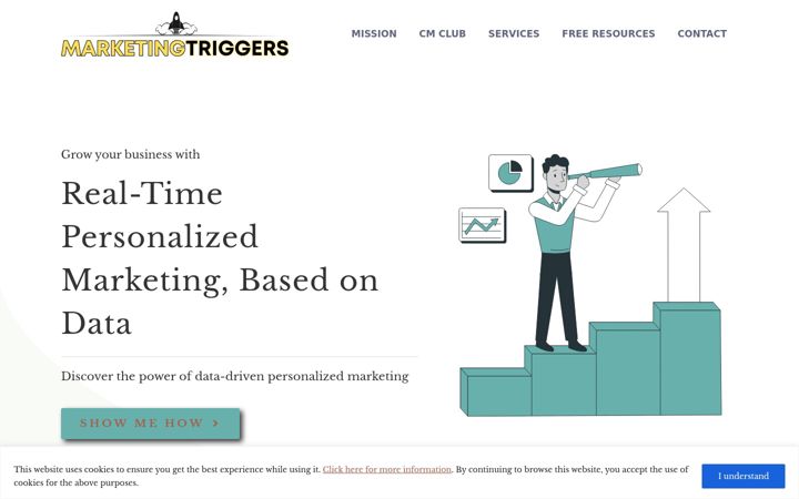 Screenshot of marketingtriggers.com
