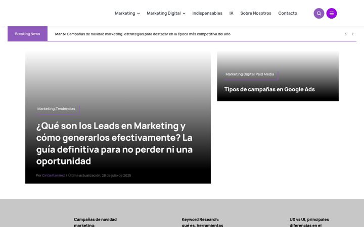 Screenshot of marketinguru.es