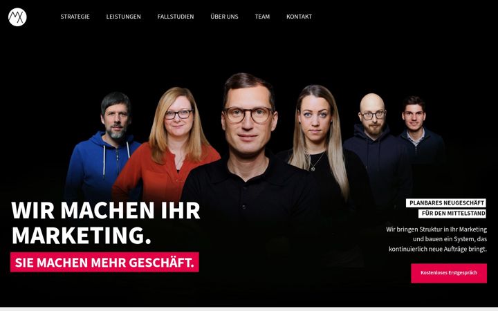 Screenshot of marketingworkx.com