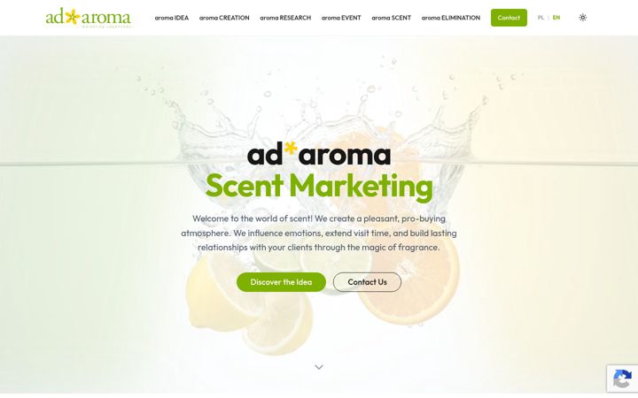 Screenshot of marketingzapachowy.com.pl