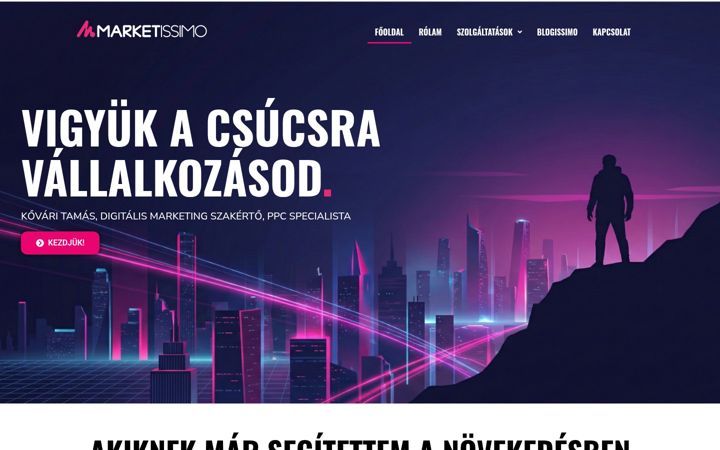 Skjámynd af marketissimo.hu