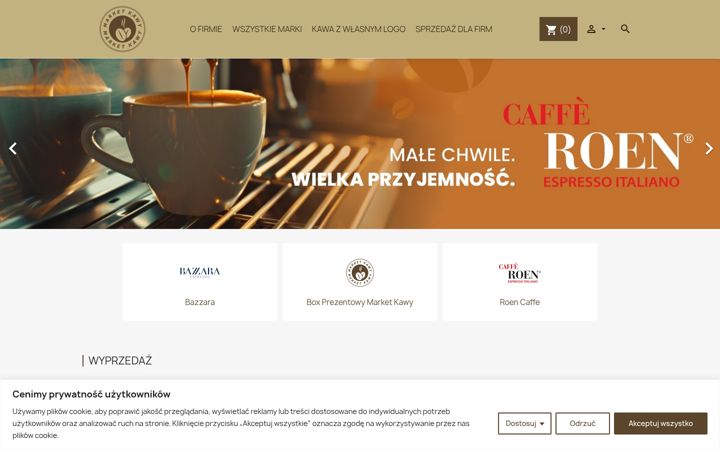 Screenshot of marketkawy.pl