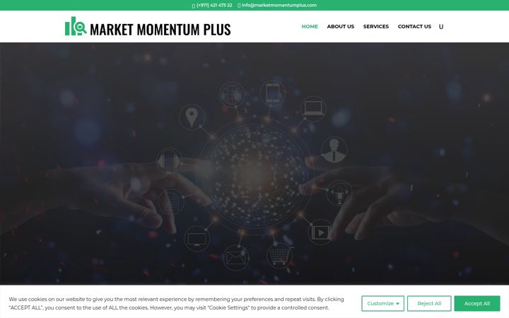 Screenshot of marketmomentumplus.com