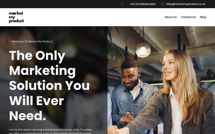 Screenshot of marketmyproduct.co.uk