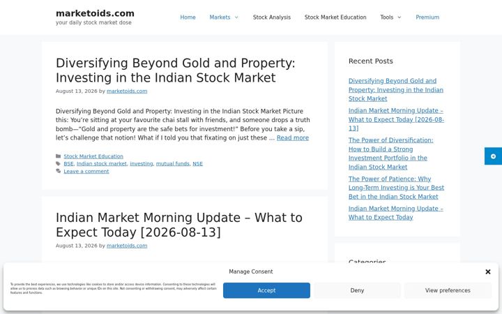 Screenshot of marketoids.com