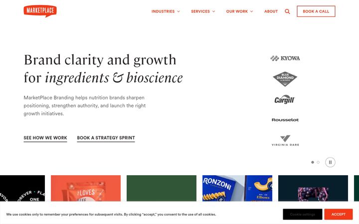 Screenshot of marketplacebranding.com