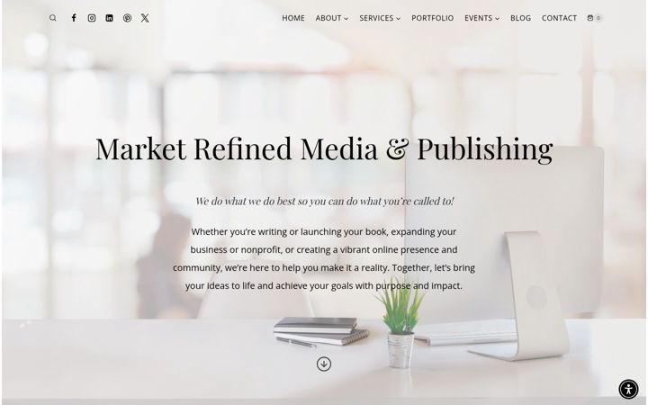 Screenshot of marketrefinedmedia.com