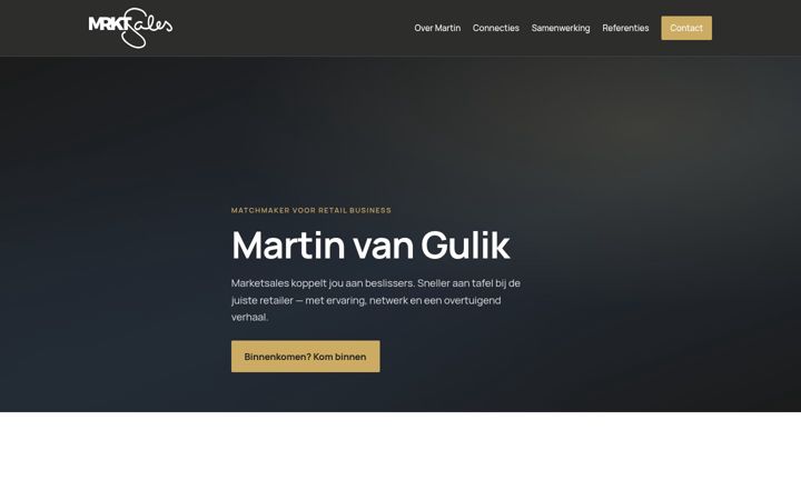 Screenshot of marketsales.nl