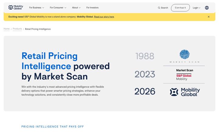 Screenshot of marketscan.com