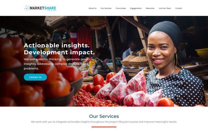 Screenshot of marketshareassociates.com