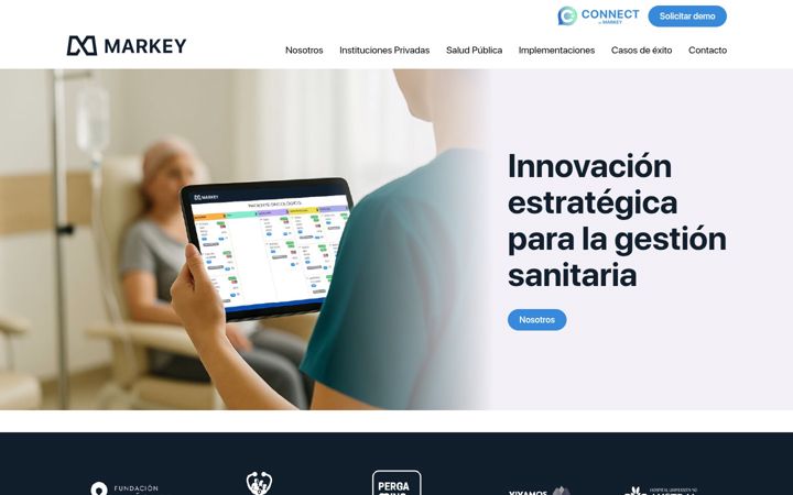 Screenshot of markey.com.ar