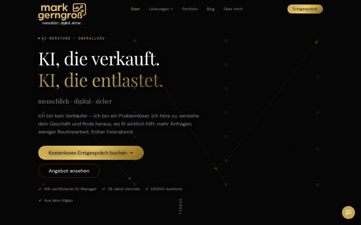 Screenshot of markgerngross.com