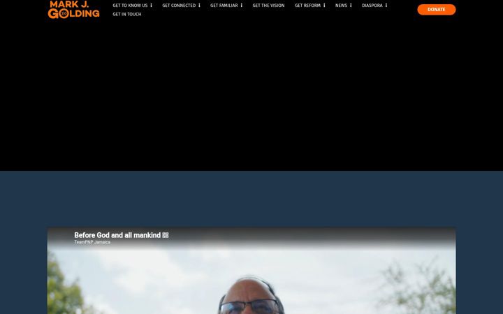 Screenshot of markgoldingja.com