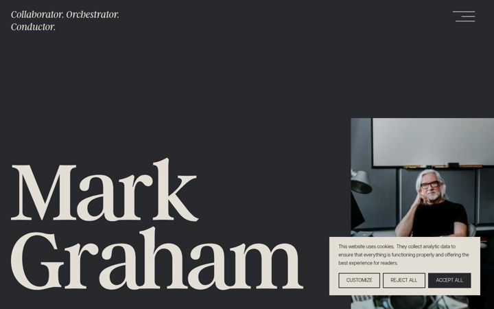 Screenshot of markgrahamcreative.com
