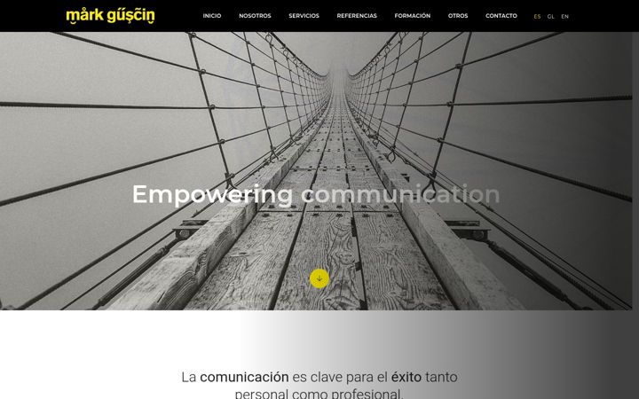 Screenshot of markguscin.com