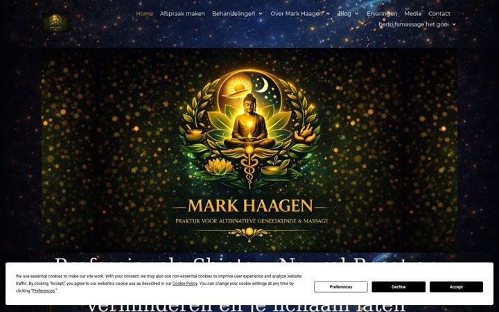 Screenshot of markhaagen.nl