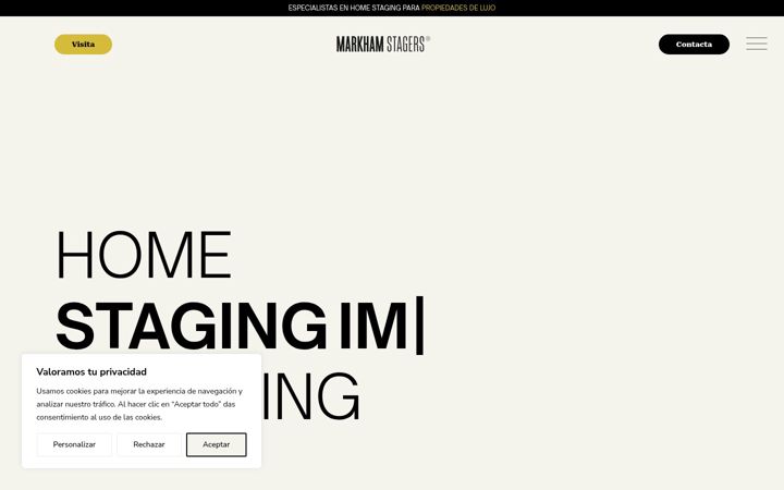 Screenshot of markhamstagers.com