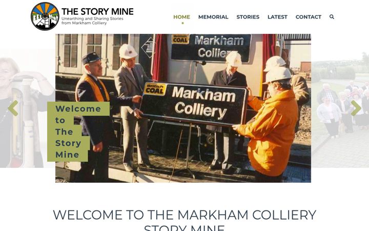 Screenshot of markhamstorymine.org
