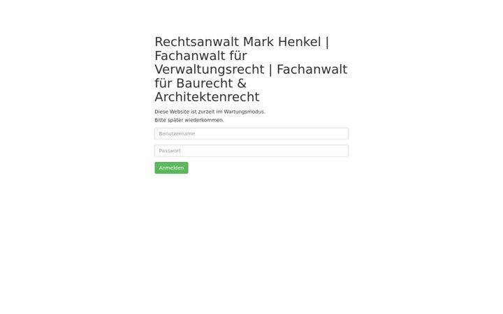 Screenshot of markhenkel.de
