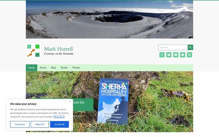 Screenshot of markhorrell.com