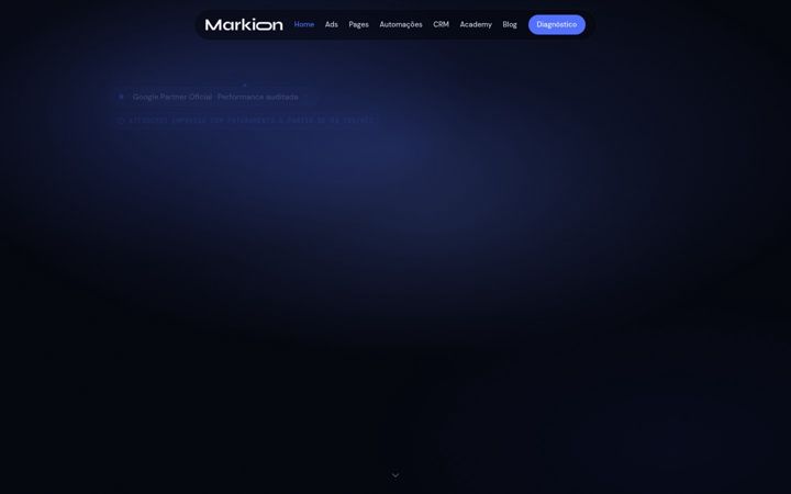 Screenshot of markion.com.br
