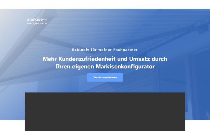 Screenshot of markise-konfigurator.de
