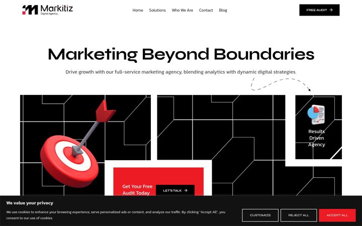 Screenshot of markitiz.com