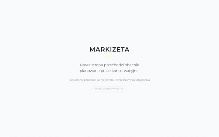 Screenshot of markizeta.com.pl