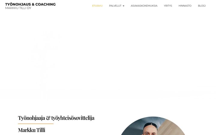 Skärmbild av markkutilli.fi