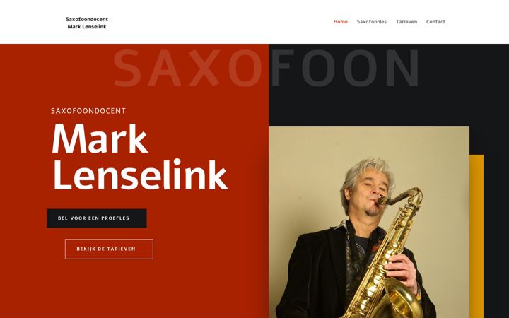Screenshot of marklenselink.nl