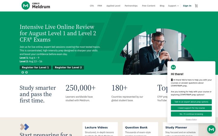 Screenshot of markmeldrum.com